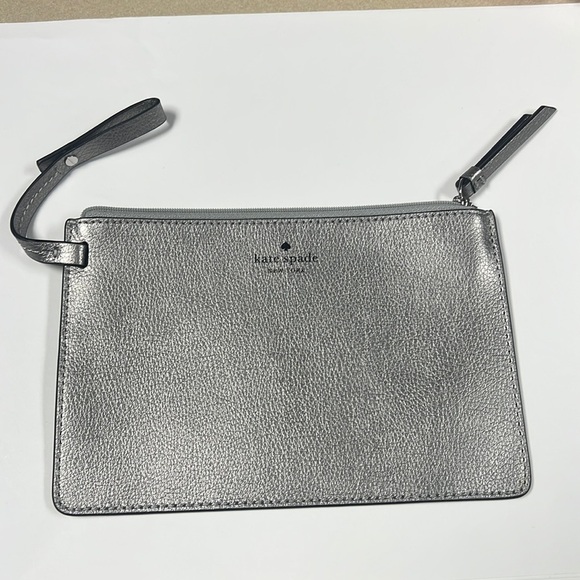 Kate Spade Metallic Leather Zip Pouch - Picture 1 of 4
